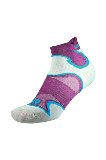 Ladies Fusion Socklet Double Layer Socks - Purple