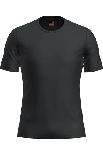 Merino 200 Oasis Mens Short Sleeve Base Layer - Black