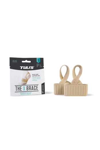 X Brace Arch Support Foot Brace - Beige