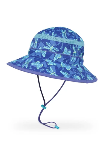 Fun Bucket Kids Ventilated UPF 50+ Sun Hat - Butterfly Dream