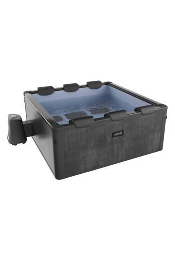 Adriatic 6-Person Aluminium Frame Hot Tub - Black Wood