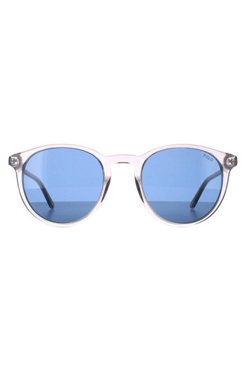 4110 Sunglasses - Shiny Transparent Grey / Blue