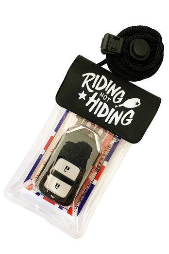 Waterproof Key Case - Black/Clear