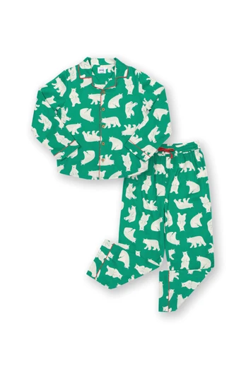 Kids 100% Organic Cotton Pyjamas - Hello Bear