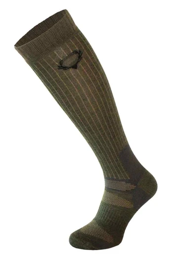 Unisex Long Merino Wool Socks - Green