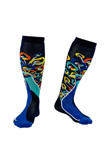 3 in 1 Welly, Hiking and Ski Socks Peacock - Peacock
