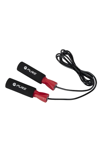 Jumping Rope With Bearings - Black/Red