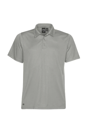 Eclipse Mens H2X-DRY® Pique Polo - Cool Silver