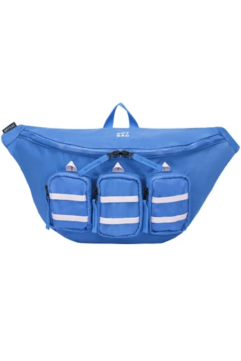Jaspar Triple Pocket Sling Bag - Blue