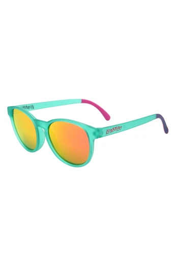 Winking Polarised Round Unisex Sunglasses - Green