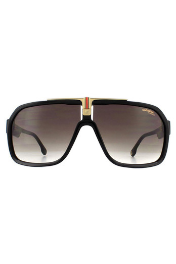 1014/S Sunglasses - Black / Brown Gradient