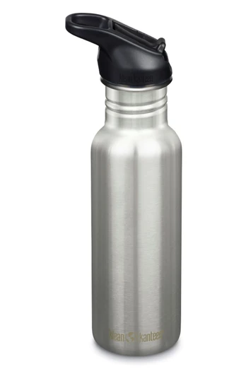 Classic 532ml Water Bottle - Flip Seal Cap - Brushed Stainless