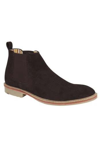 Mens Gusset Boots - Navy