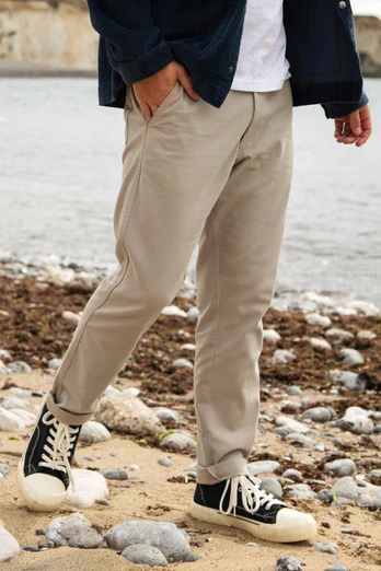 Twill Men's Trousers - Driftwood
