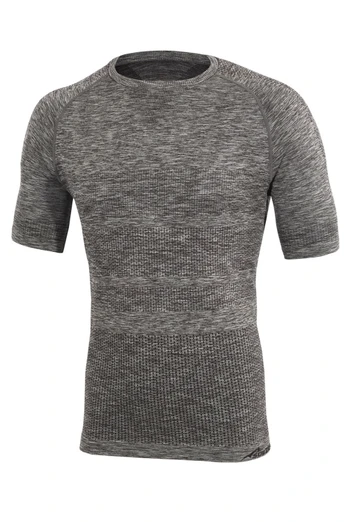 Anti Mosquito Mens Summer Short Sleeve Top - Grey Marl