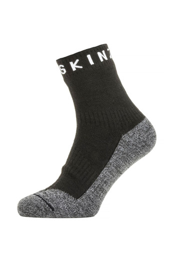Mens Waterproof Warm Weather Ankle Socks - Black