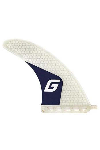 Elite 8 inch Honeycomb Fin - Off-White/Navy