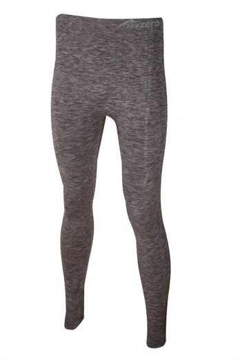 Factor 1 Plus Mens Base Layer Leggings - Grey Marl
