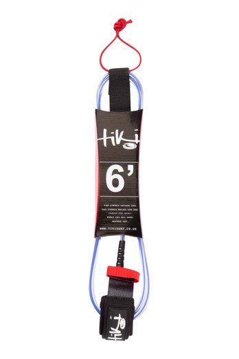 7mm 2 Swivel Leash - Blue - 6'0