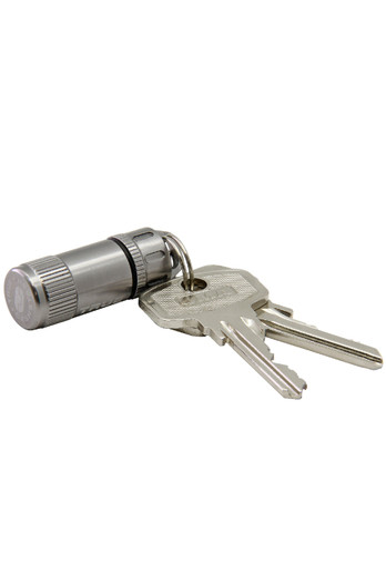 True CashStash and Keyring Cash Holder - Silver
