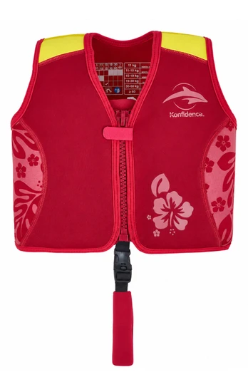 The Original Konfidence Jacket Kids Swim Vest - Oahu Pink