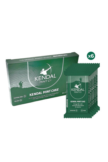 KMC NRG BAR Kendal Mint Cake Pocket 6 Bars - Original