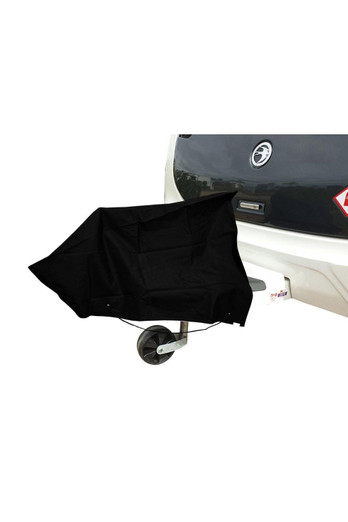 Caravan Hitch Cover - Black
