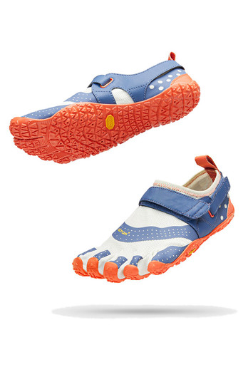 FiveFingers V-Aqua Women's Shoes - White/Blue/Coral