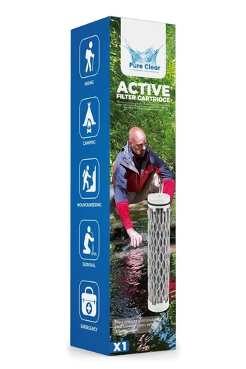 Active Replacement Filter Cartridge - Grey/White