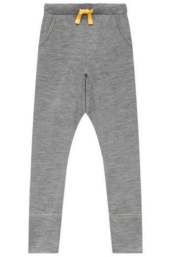 The 24 Hour Kids Merino Trousers - Grey Marle