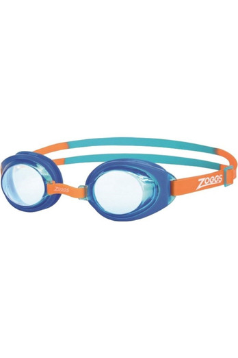 Little Ripper Kids Swimming Goggles - Blue/Orange/Clear