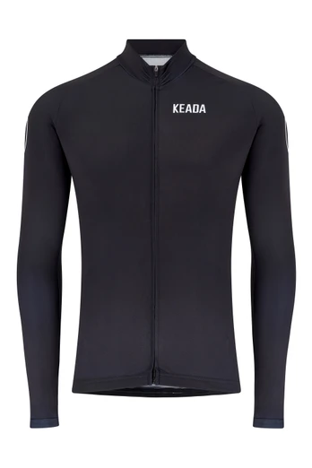 Essential Mens Long Sleeved Jersey - Black