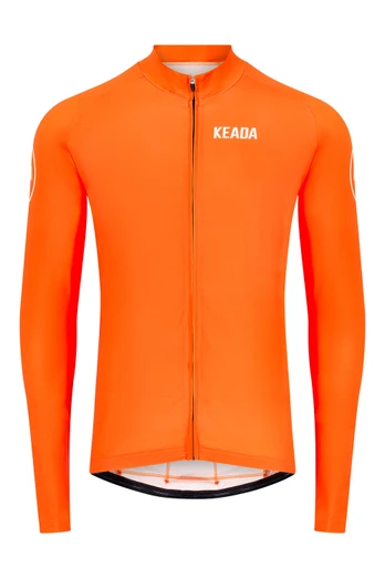 Essential Mens Long Sleeved Jersey - Orange