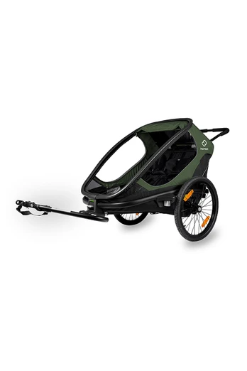 Outback Kids Twin Bike Trailer - Green