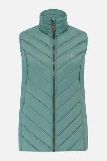 Laurel Womens Padded Gilet - Duck Egg