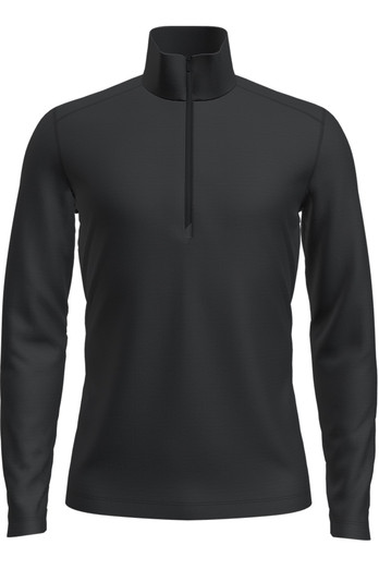 Merino 200 Oasis Mens Half Zip Base Layer - Black