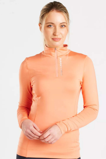 Womens Long Sleeve Riding Base Layer - Peach