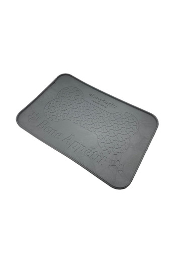 Bone Appetit Mat - Grey