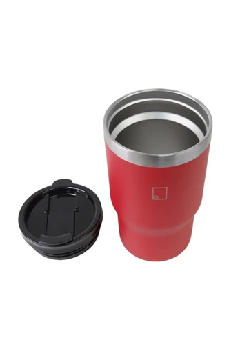 14oz Vacuum Thermal Mug - Red