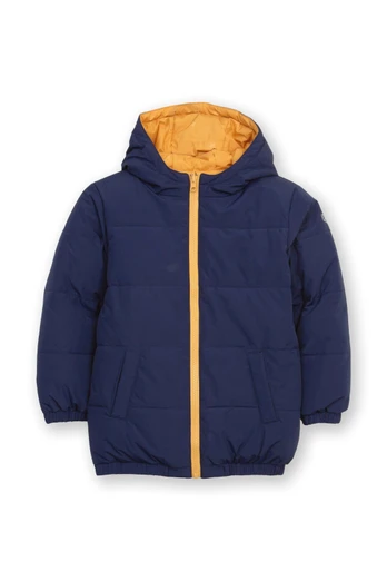 Classic Baby/Kids Reversible Cocoon Coat - Navy