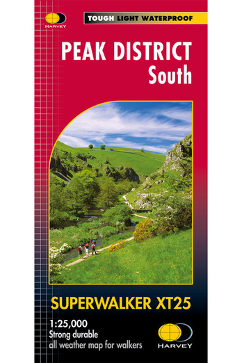 Peak District South Superwalker Map - Scale: 1:25,000