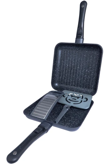 Connect Pan & Griddle XXL Granite Edition - Grey