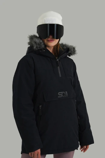 V∅lCaNIK Womens Ski Jacket - Black