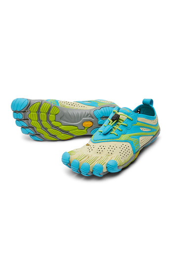 FiveFingers V-Run Women's Shoes - Lime/Blue