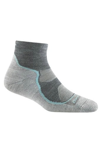 Ladies Merino Wool Lightweight Ankle Hiking Socks - Slate