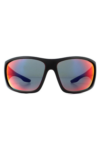 PS04VS Sunglasses - Black / Red Mirrored
