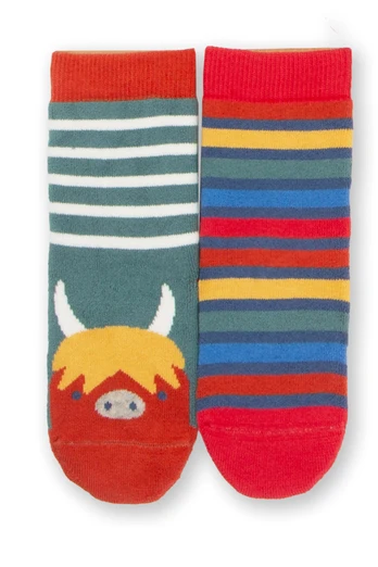 Lunar Ox Baby/Kids 90% Organic Cotton Grippy Socks - Lunar Ox