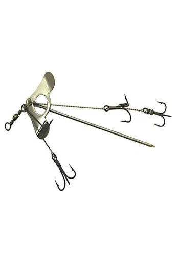 Fishing Dead bait Spinning Trolling Trace Rig Hook - 2 Inch
