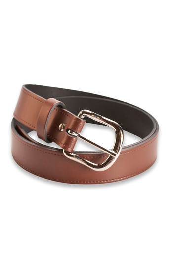 Womens Leather Belt 1.25" Width - Brown
