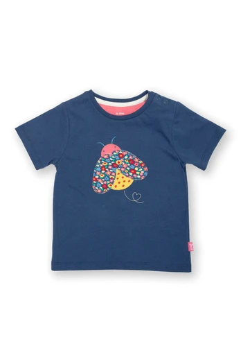 Baby/Kids 100% Organic Cotton Applique T-Shirt - Bug Love